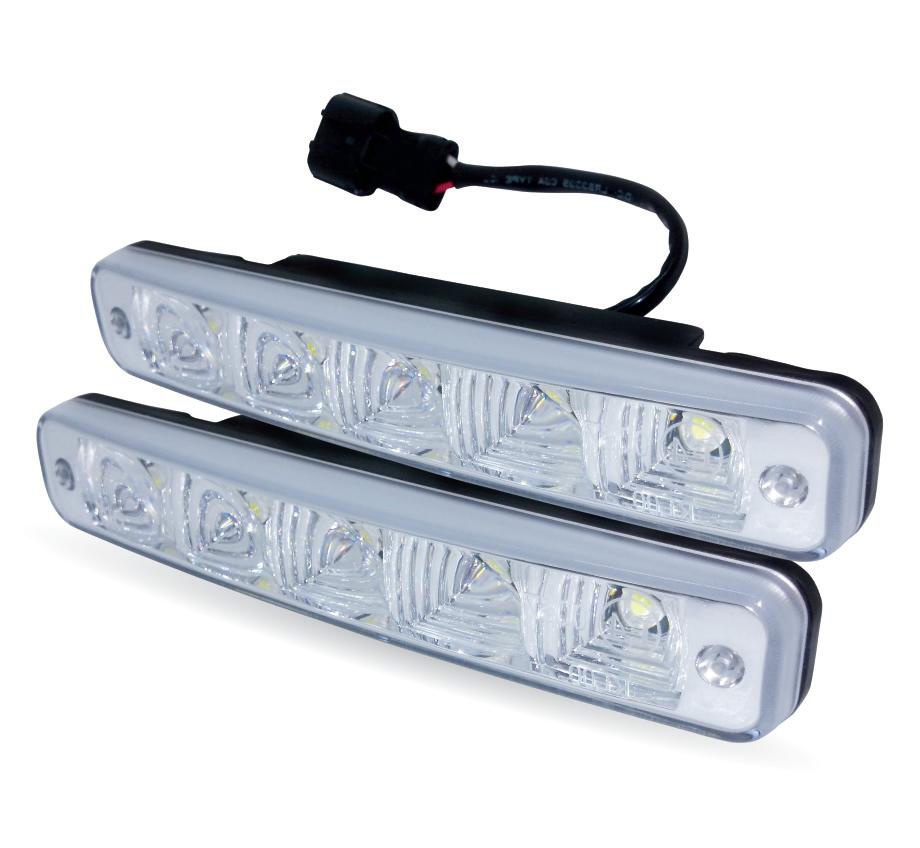 Дневные ходовые огни (DRL) AVS DL-5 (5W, 5 светодиодов х 2 шт.) (43473)