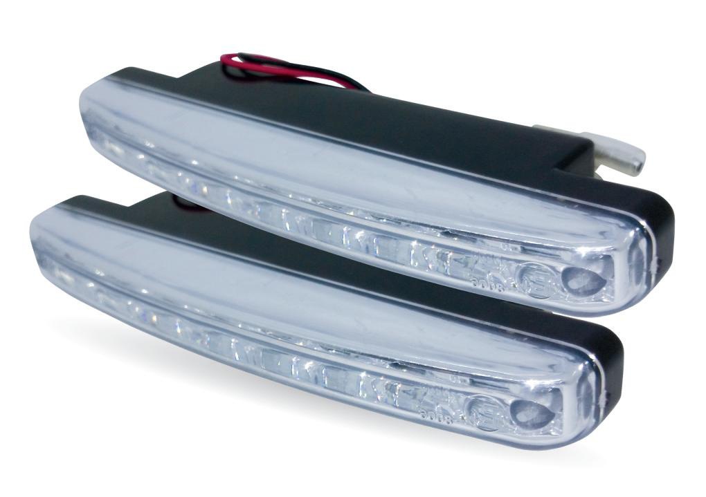 Дневные ходовые огни (DRL) AVS DL-8S (2,4W, 8 светодиодов х 2 шт.) (43477)