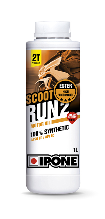 Моторное масло IPONE SCOOT RUN 2 FRAISE 1л (800118)