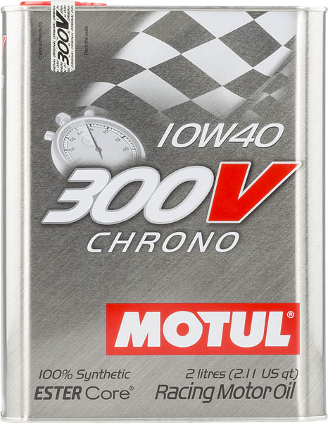 Моторное масло Motul 300V CHRONO 10W-40 2 л (104243)