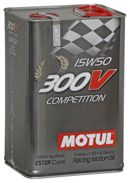Моторное масло Motul 300V COMPETITION 15W-50 5 л (103920)