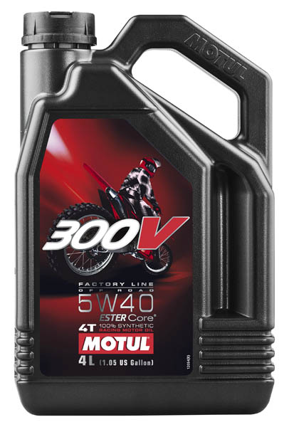 Моторное масло Motul 300V Factory Line Off Road 5W-40 4 л (104135)