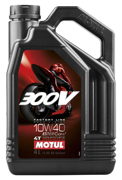 Моторное масло Motul 300V Factory Line Road Racing 10W-40 4 л (104121)