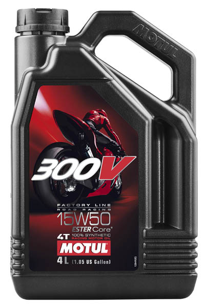 Моторное масло Motul 300V Factory Line Road Racing 15W-50 4 л (104129)