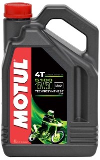 Моторное масло Motul 5100 4T  15W-50  4 л (104083)