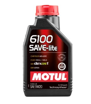Моторное масло Motul 6100 SAVE-lite 5W-20 1 л (108009)