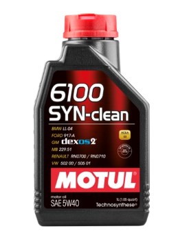 Моторное масло Motul 6100 SYN-clean 5W-40 1 л (107941)