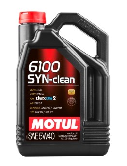Моторное масло Motul 6100 SYN-clean 5W-40 4 л (107942)