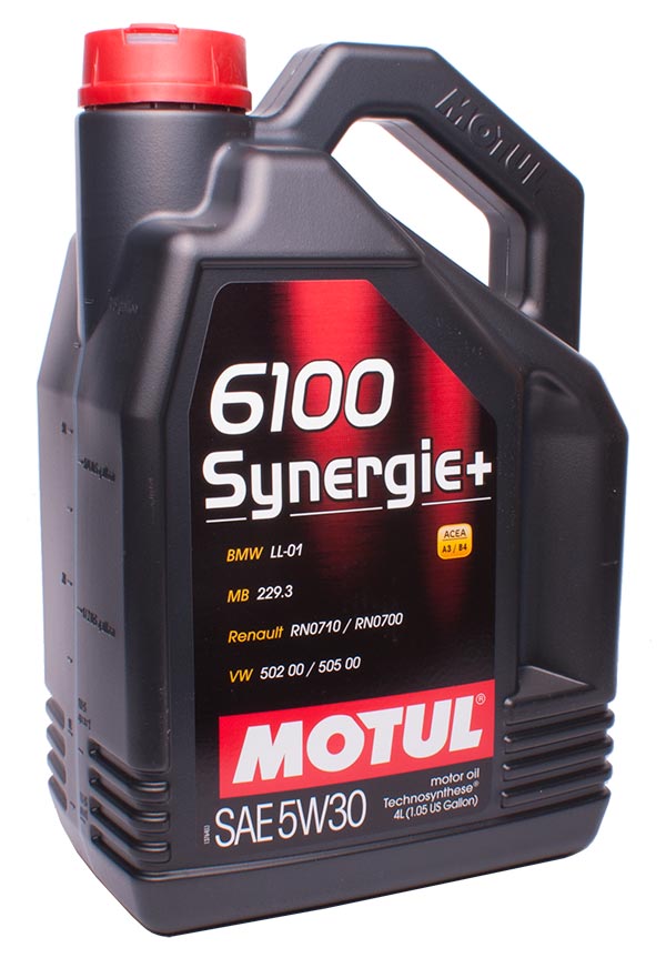 Моторное масло Motul 6100 Synergie+ 5W-30 4 л (106572)