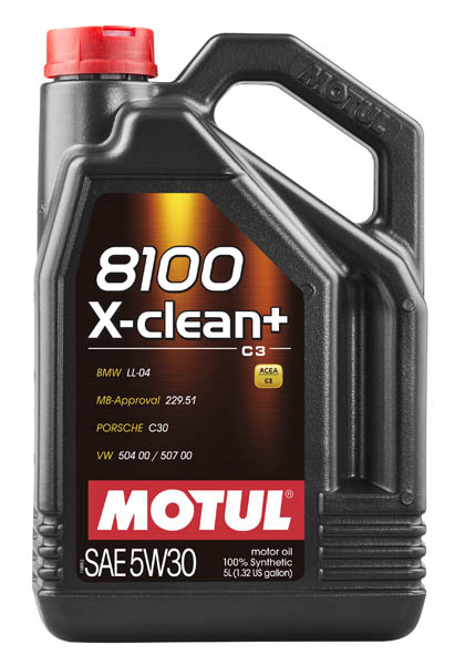 Моторное масло Motul 8100 X-clean + 5W-30 5 л (106377)
