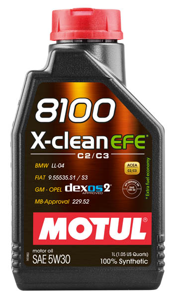 Моторное масло Motul 8100 X-clean EFE 5W-30 1 л (107210)