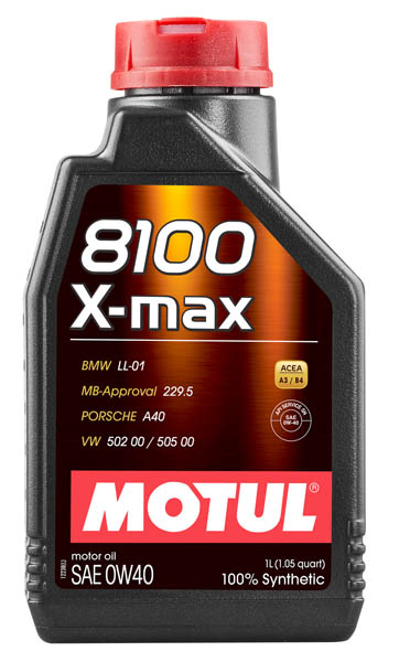 Моторное масло Motul 8100 X-max 0W-40 1 л (104531)