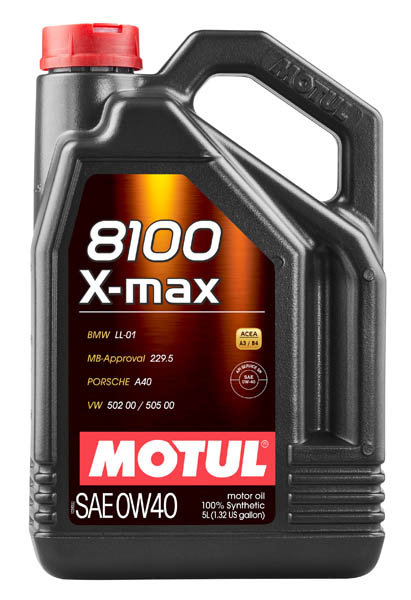 Моторное масло Motul 8100 X-max 0W-40 4 л (104532)