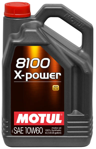 Моторное масло Motul 8100 X-power 10w-60 4 л (106143)
