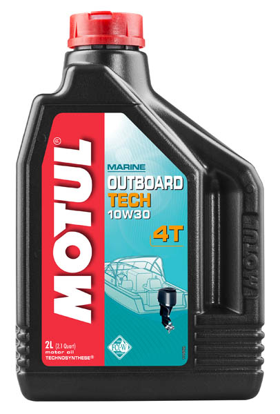 Моторное масло Motul OUTBOARD TECH 4T 10W-30 2 л (106446)