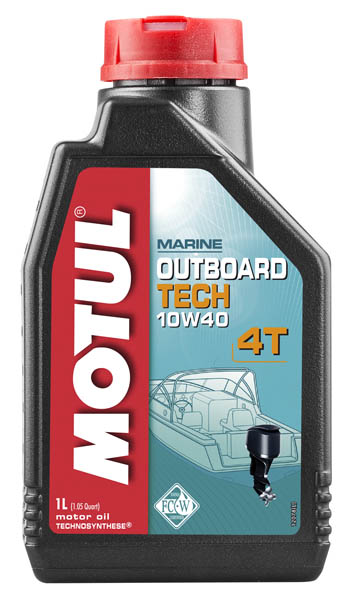Моторное масло Motul OUTBOARD TECH 4T 10W-40 1 л (106397)