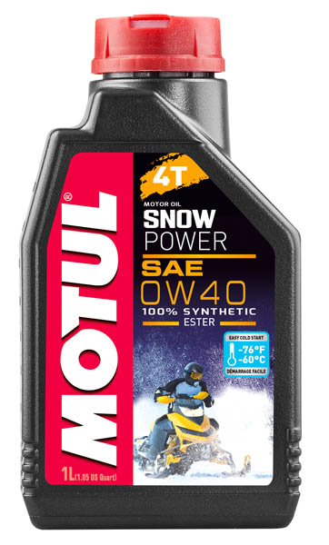 Моторное масло Motul Snowpower 4T 0W-40 1 л (105891)