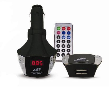 MP3 плеер + FM трансмиттер с дисплеем и пультом AVS F-507 (43035)