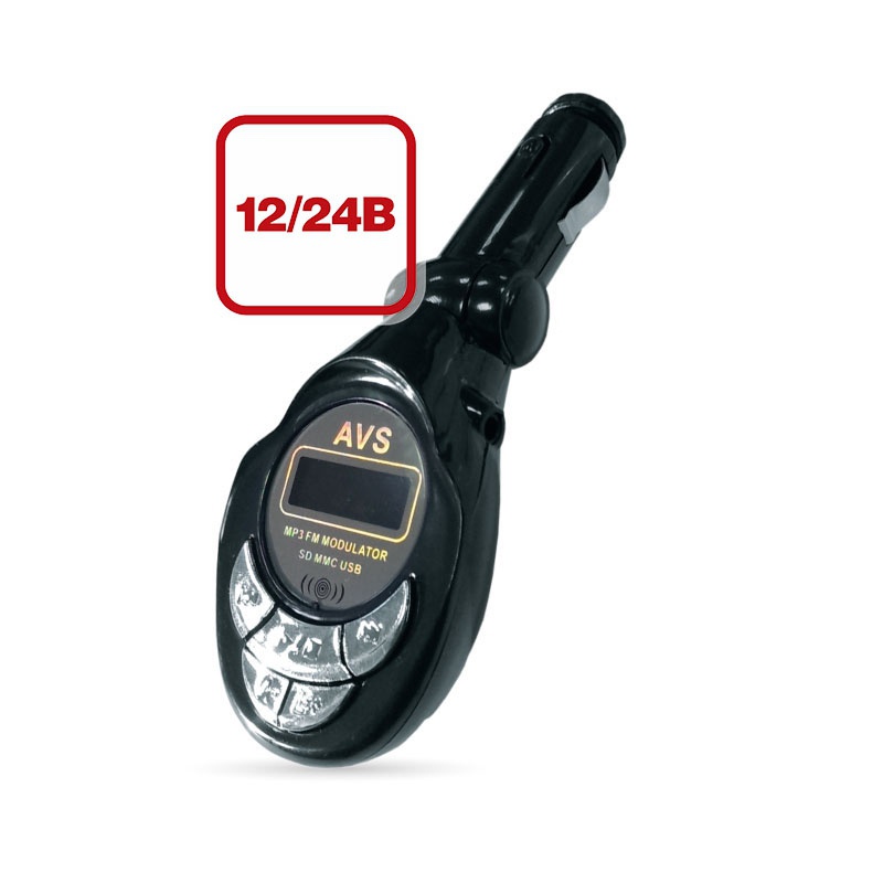 MP3 плеер + FM трансмиттер с дисплеем и пультом AVS F-508S (A78578S)