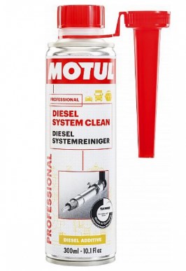Присадка для промывки топливной магистрали дизельных двигателей Motul diesel system clean  0,3 л (108117)