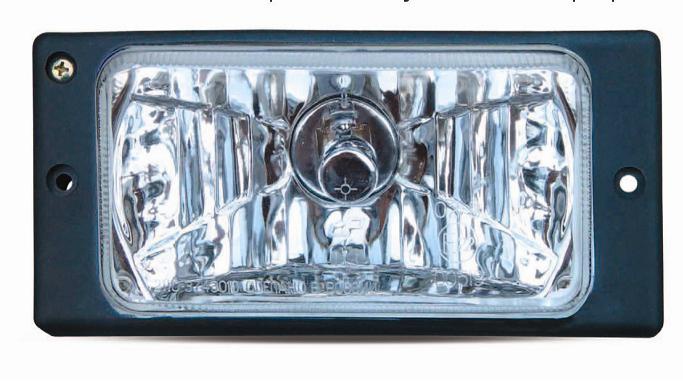Противотуманные фары галогенные (H3) AVS PF-174H (гладкое стекло 12V 55A H3, LADA 2110-2112) 2 шт. бел (43178)