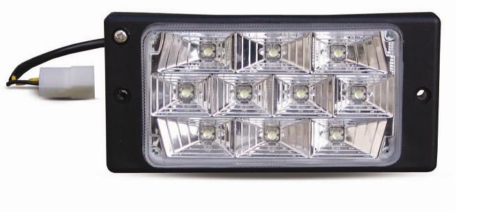 Противотуманные фары светодиодные (10LED) AVS PF-174L (12V 55A H3, LADA 2110-2112) 2 шт. белый (43180)