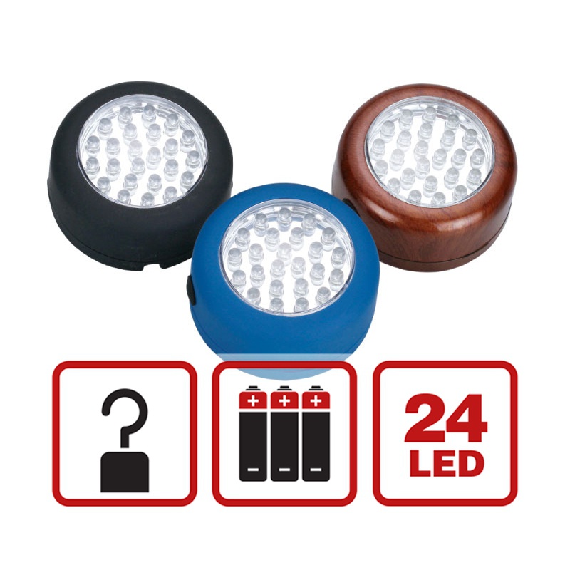 Светильник переносной AVS CD810A (24LED) (3шт. AAA) (43216)