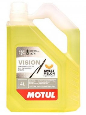 Зимняя стеклоомывающая жидкость Motul vision sweet melon 4 л -20°с (108290)